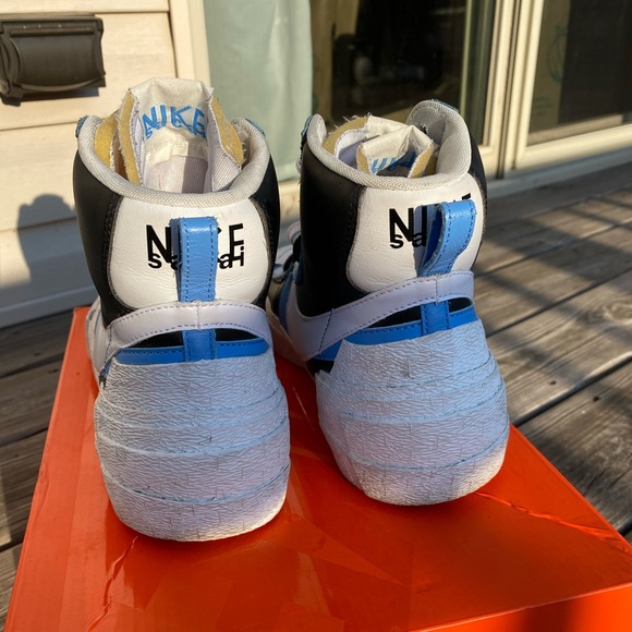 Nike Sacai Mens X Blazer Mid Black - Picture 2 of 5